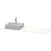 Duravit Console XSquare, 1 découpe à droite, 1600x16x550mm, XS060HR0707, XS060HR0707
