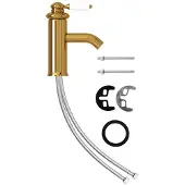 Syfax Rubinetto per Lavabo del Bagno Oro 130x180 mm