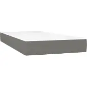 Syfax Materasso a Molle Insacchettate Rigidità Media Grigio Scuro 90x200x20 cm