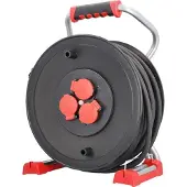 Bachmann avvolgicavo professionale 3xCEE7/3 H07RN-F 3G2,5mm² 40,0m CEE7/7