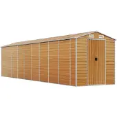Syfax Capanno Giardino Marrone Chiaro 191x810x198cm Acciaio Zincato