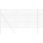 Syfax Recinzione Esagonale 1 x 10 m Acciaio zincato Argento
