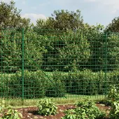 Syfax Recinzione Metallica con Flangia Verde 1,4x25 m