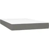 Syfax Materasso a Molle Insacchettate Rigidità Media Grigio Scuro 120x200x20 cm