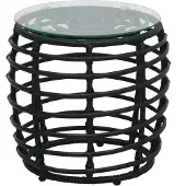 Syfax Set da Bistrot 3 pz in Polyrattan Nero