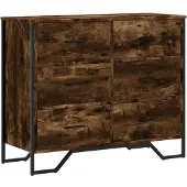 Syfax Cassettiera Rovere Sonoma 91x35,5x74,5 cm in Truciolato