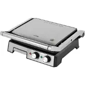 LUND Griglia elettrica da 2000W, griglia da tavolo, 29,5x24 cm, griglia di contatto