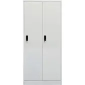 Syfax Armadio Grigio Chiaro 80x50x180 cm in Acciaio
