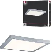 Paulmann Atria plafoniera 2.700 K 30x30cm cromo