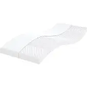Syfax Materasso in Schiuma Bianco 80x220 cm 7 Zone Durezza 20 ILD
