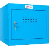 Phoenix CL0344BBK Armadietto a cubo CL0344, serratura a chiave, blu