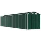 Syfax Capanno da Giardino Verde 191x895x198 cm in Acciaio Zincato