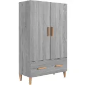 Syfax Credenza Grigio Sonoma 70x31x115 cm in Legno Multistrato