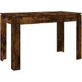 Syfax Tavolo da Pranzo Rovere Fumo 120x60x76 cm Legno Multistrato