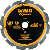 DeWalt Lama per sega circolare PCD 250/30mm 12T