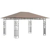 Syfax Gazebo con Zanzariera 4x3x2,73 m Talpa 180 g/m²