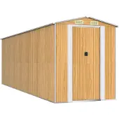 Syfax Capanno Giardino Marrone Chiaro 192x606x223 cm Acciaio Zincato