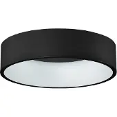 ITALUX Chiara Pannello LED plafond moderno nero 3945-842RC-BK-3