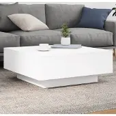 Prolenta Maison Exclusive - Tavolino bianco 80x80x31 cm Materiale ligneo