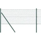 Syfax Recinzione Esagonale 0,4 x 100 m PVC Verde