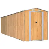Syfax Capanno Giardino Marrone Chiaro 192x772x223 cm Acciaio Zincato