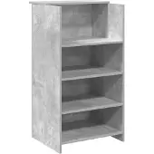 Syfax Banco Reception Grigio Cemento 55x50x103,5 cm Legno Multistrato