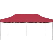 Syfax Gazebo Professionale Pieghevole in Alluminio 6x3 m Rosso Vino
