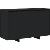 Syfax Credenza Nero 120 x 41 x 75 cm Legno multistrato