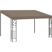 Syfax Gazebo a Parete 4x3x2,5 m Talpa