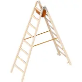 Layher Holzstehleiter 1038 2x8 Sprossen