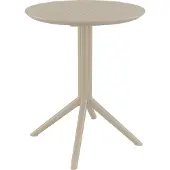 CLP Tavolo pieghevole Sky rotondo 60, rotondo - grigio scuro