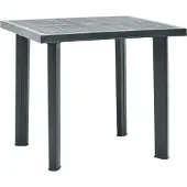 Syfax Tavolo da Giardino Verde 80x75x72 cm in Plastica