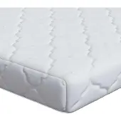 Syfax Materasso Bianco 100 x 200 cm Tessuto Jacquard