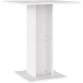 Syfax Tavolo da Bistrot Bianco 60x60x75 cm in Legno Multistrato