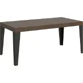Itamoby - Tavolo allungabile 180/284x90 cm Flame noce gambe antracite