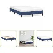 The Living Store Rete da letto blu 120x190 cm Tessuto