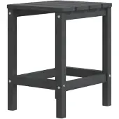 Syfax Tavolo da Giardino Adirondack Antracite 38x38x46 cm HDPE