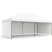 AGA Gazebo Pieghevole 3x6m Bianco