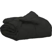 vidaXL Coperta estiva, 220 x 140 cm, estate, 200 g/m², nera
