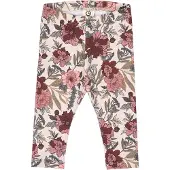 Müsli Leggings beige / verde / rosa