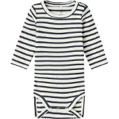 Name it Tutina / body per bambino 'NBNBani' marino / bianco