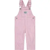 Levi's Pantaloni con pettorina 'RAILROAD' rosa chiaro / bianco