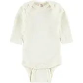 Engel Baby Body L/S Intimo lana merinos Bambini (86/92, bianco)