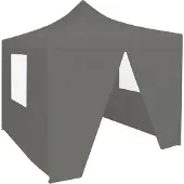 Syfax Tendone per Feste Pieghevole Pop-Up con 4 Pareti 3x3m Antracite