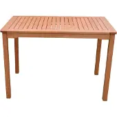 Harms Import 985158 Gartentisch Pittsburgh braun rechteckig