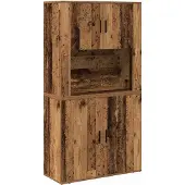 Syfax Credenza Legno vecchio 80 x 33 x 150 cm Legno multistrato