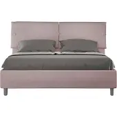 Ityhome - Letto contenitore imbottito 160x210 microfibra glicine Sleeper