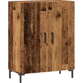 Syfax Credenza Legno Antico 69,5x34x90 cm in Legno Multistrato