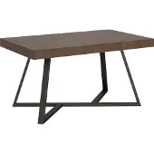 Ityhome - Tavolo allungabile 160/420X90 cm Booster noce gambe antracite