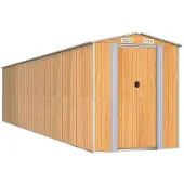 Syfax Capanno Giardino Marrone Chiaro 192x855x223 cm Acciaio Zincato